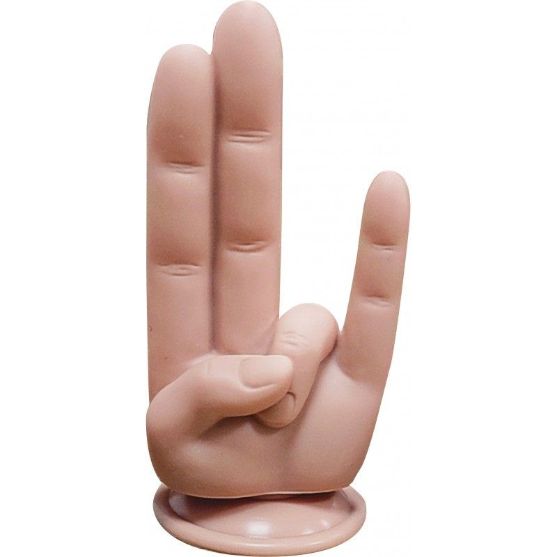 Finger Fest The Shocker 4.75 Inch (Flesh) – Silicone Finger Dildo with Suction Cup Flesh > Dildos > Other Dildos Main image