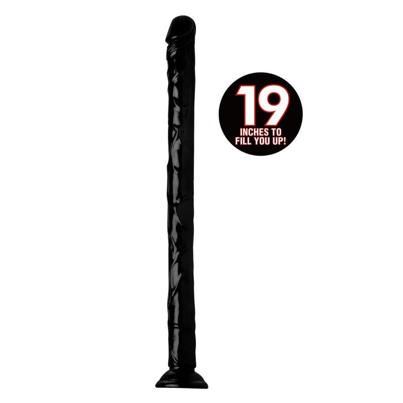 Hosed 19 Inch Realistic Anal Dildo Butt Plugs - Vibrating
