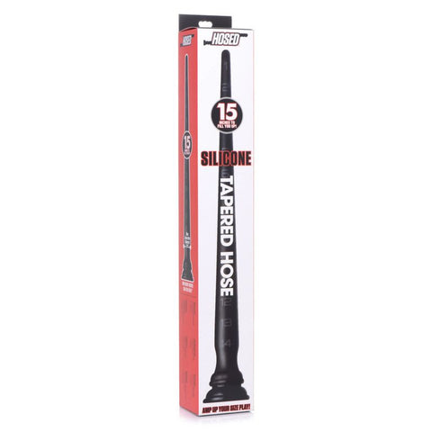 Hosed - Silicone Tapered Hose - 15 Inch Anal Dildo Butt Plugs - Vibrating