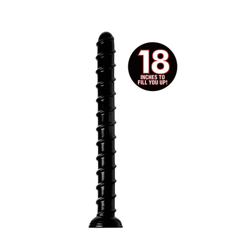 Hosed 18 Inch Swirl Thick Anal Snake Adult Sex Toy Dongs Big
