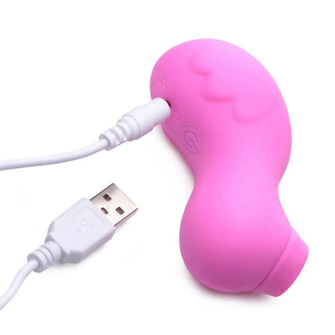 Sucky Ducky Silicone Clitoral Stimulator Pink Suction Stimulator