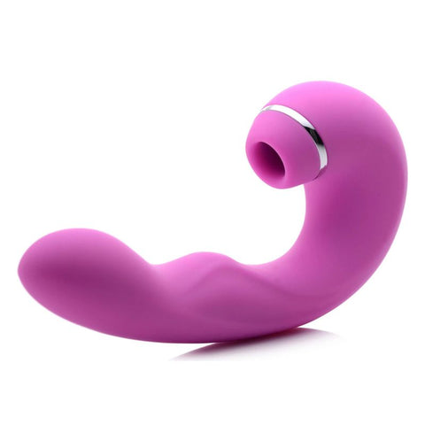 Inmi Shegasm 5 Star Tapping G-Spot Vibe with Suction Pink Vibrators