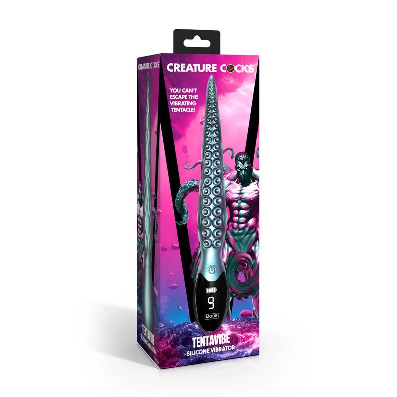 Creature Cocks Tentavibe 7.6 Inch – Silicone Textured Tentacle Vibrator Secondary image