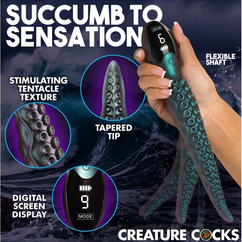 Creature Cocks Tentavibe – Silicone Textured Tentacle Vibrator > Dildos > Fantasy