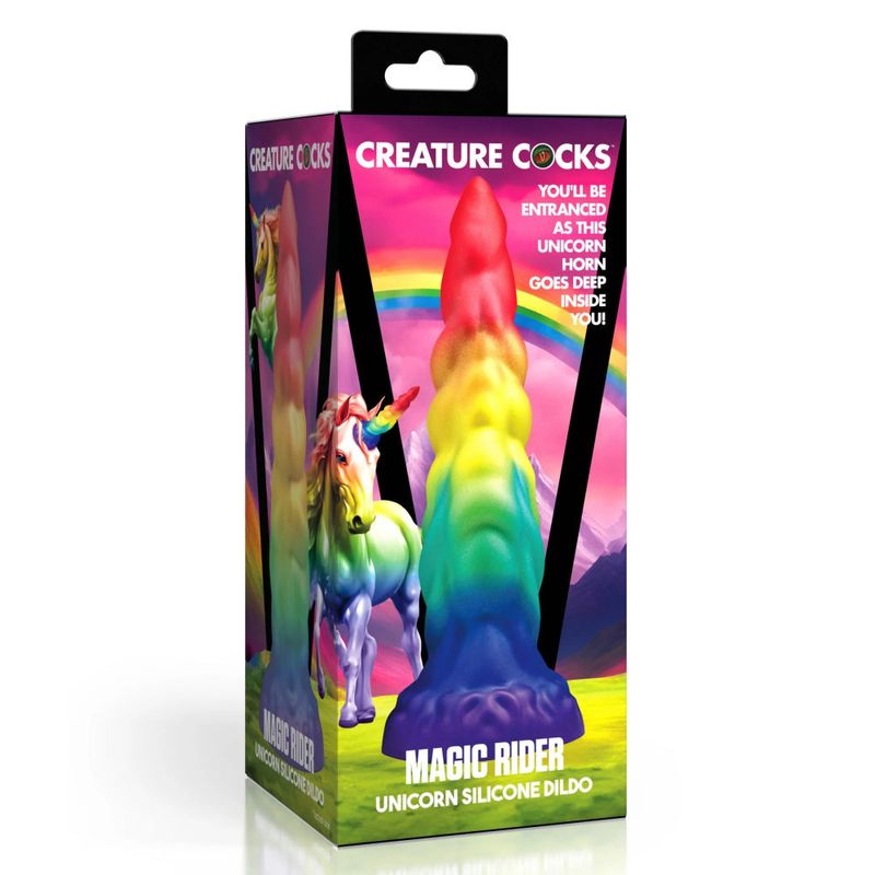 Magic Rider Unicorn Silicone Dildo for Fantasy Play Fantasy Dongs