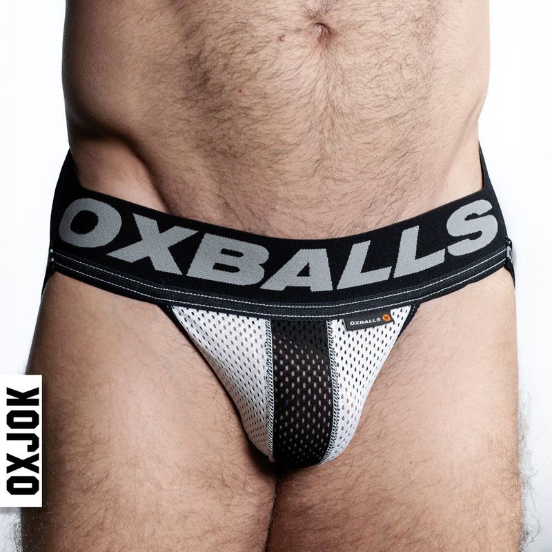 Oxballs Airmesh Swagger Jockstrap Tar Black Jockstraps