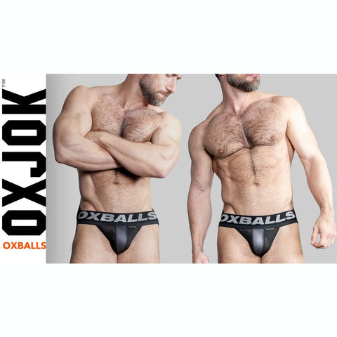 Oxballs Airmesh Swagger Jockstrap Tar Black Jockstraps