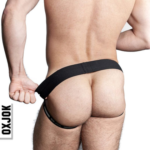 Oxballs Airmesh Swagger Jockstrap Tar Black Jockstraps