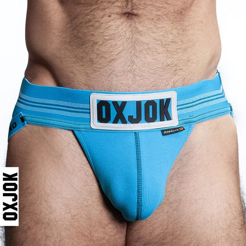 Oxballs Slingjock Upthrust Slider-Strap Jock Black Iron Jockstraps