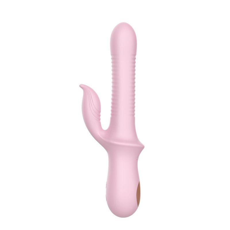 SXE Fannie USB Silicone 22.5cm Multi-Mode Rabbit Vibrator Pink > Vibrators > Ladies > Rabbit