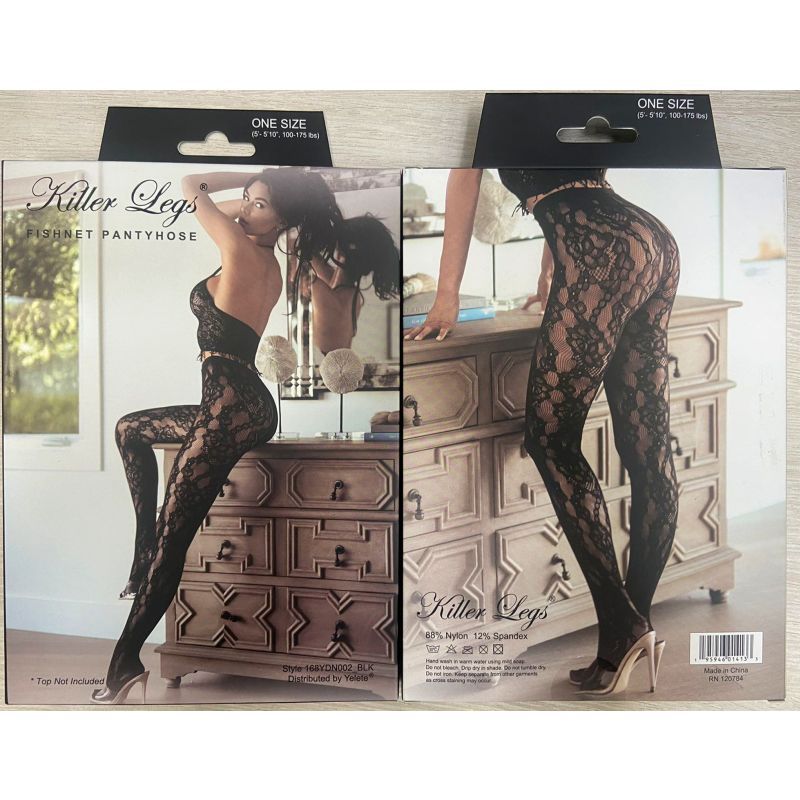 Midnight Allure Fishnet Tights (Black) – Classic Fishnet Tights > Clothes > Hosiery > Pantyhose & Tights