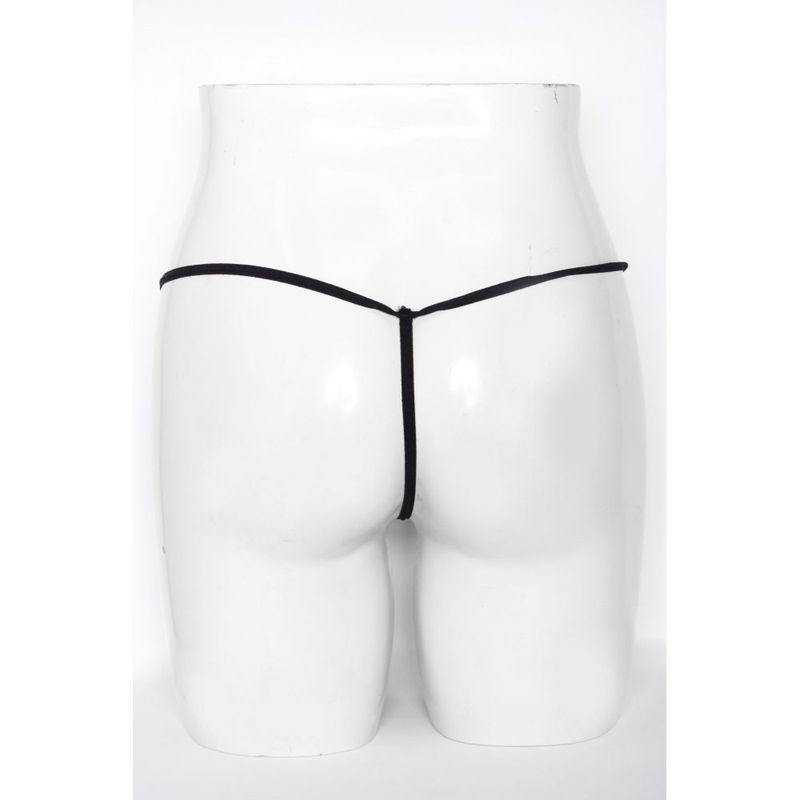 Mesh Net G-String in Black Size Small Panties