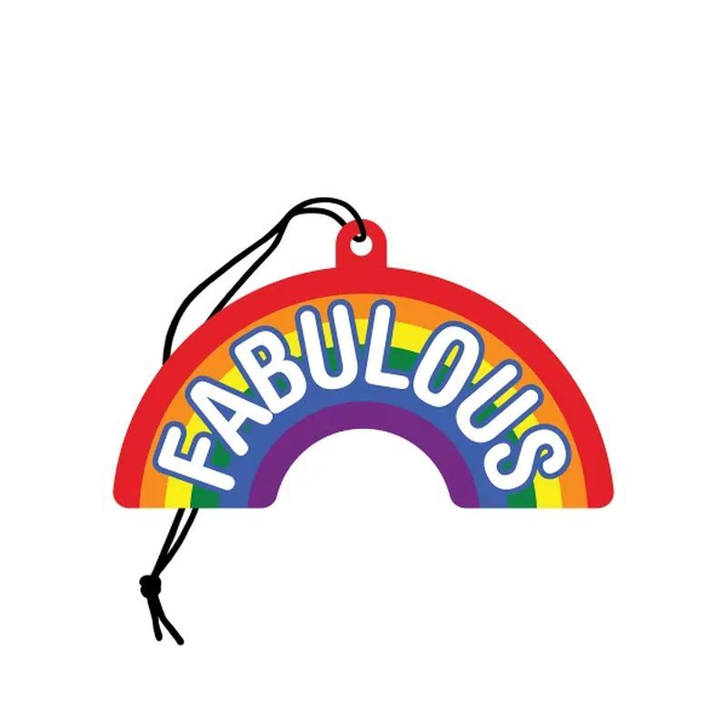 Fabulous Rainbow Air Freshener – Fresh Perfume Scent Cardboard Air Freshener Rainbow > Novelties > Gag Gifts