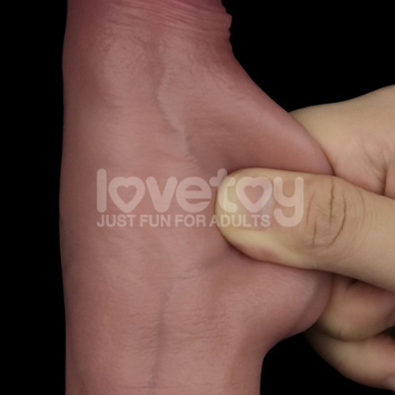 Sliding Skin Pro II Dual Layer Silicone Dong 8.5 Inch – Medical-Grade Silicone Dong > Dildos > Realistic Dildos