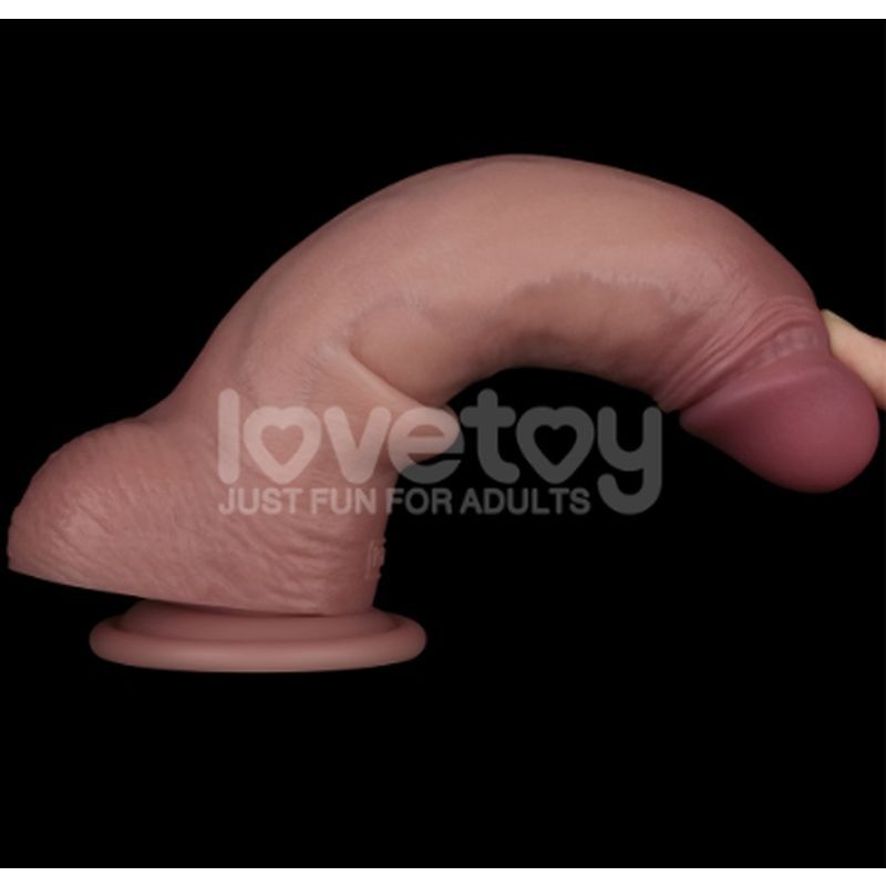 Sliding Skin Pro II Dual Layer Silicone Dong 8.5 Inch – Medical-Grade Silicone Dong > Dildos > Realistic Dildos