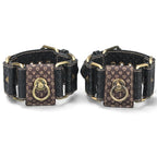 Rebellion Reign Hogtie Set – Bronze Spiked Handcuffs and Ankle Cuffs Restraint Set > Bondage Gear > Restraints