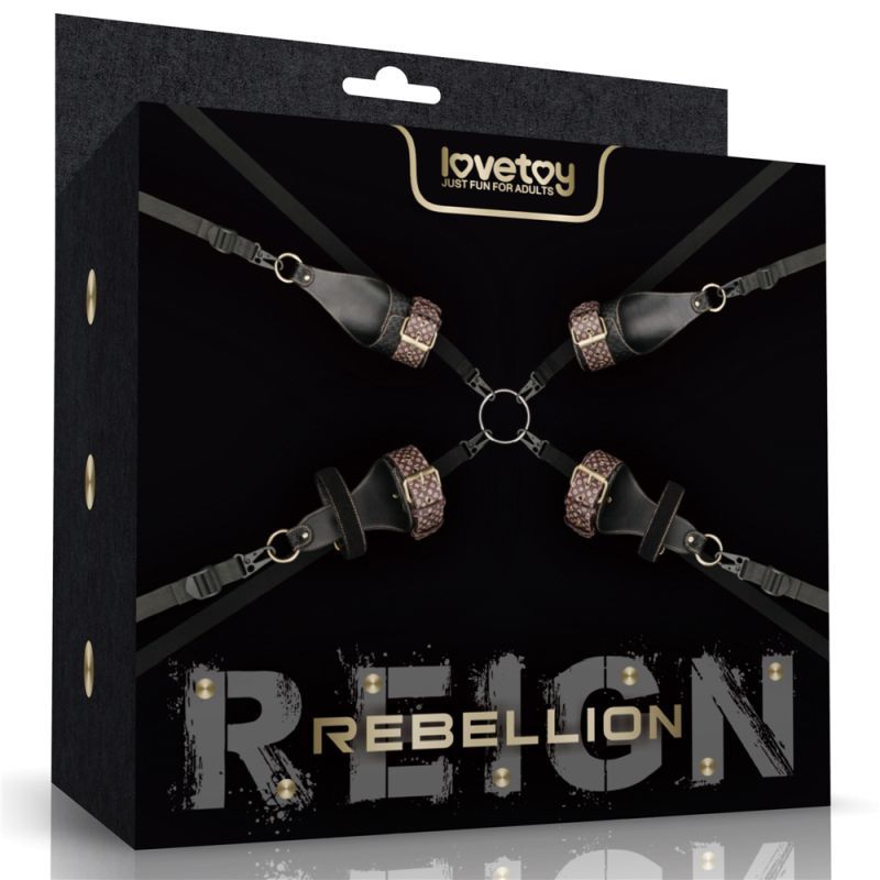 Rebellion Reign Under Mattress Restraint Set – Adjustable Nylon Straps Bondage Restraint > Bondage Gear > Bed Restraints