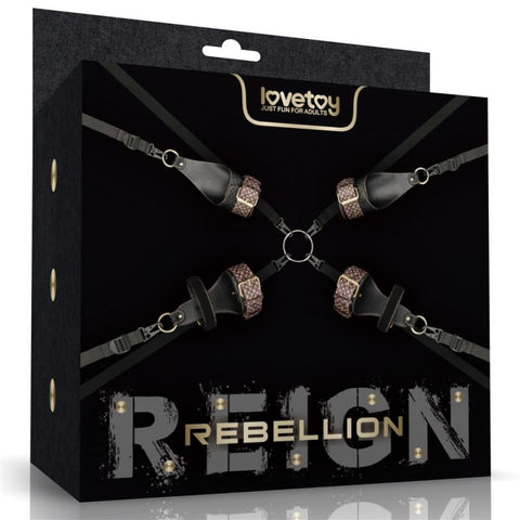 Rebellion Reign Under Mattress Restraint Set – Adjustable Nylon Straps Bondage Restraint > Bondage Gear > Bed Restraints