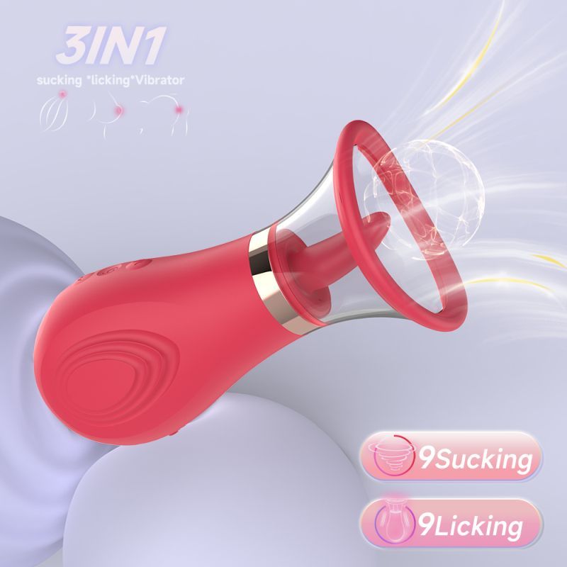 Sybil 3-in-1 – Waterproof Sucking Licking Tickling Stimulator Secondary image