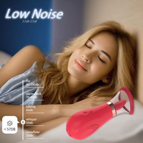 Sybil 3-in-1 Sucking Licking Tickling Stimulator – Waterproof Vibrator STIMULATORS