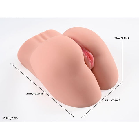 Bella Butt Torso Vaginal and Anal Masturbator – Compact Lifelike Masturbator > Sex Toys For Men > Assbators