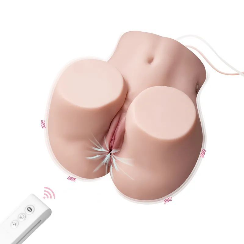 Mignon USB Auto Suction Masturbator Torso with Remote – Waterproof Vibrating Masturbator Flesh > Sex Toys For Men > Assbators Main image
