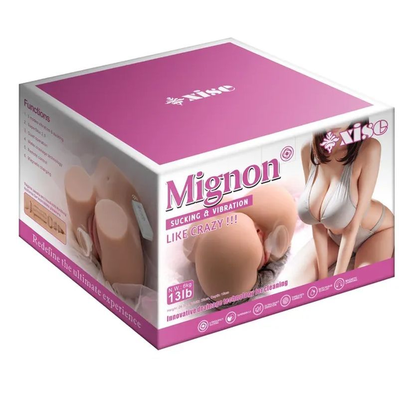 Mignon USB Auto Suction Torso Masturbator – Remote-Controlled Vibrating Masturbator Assturbators