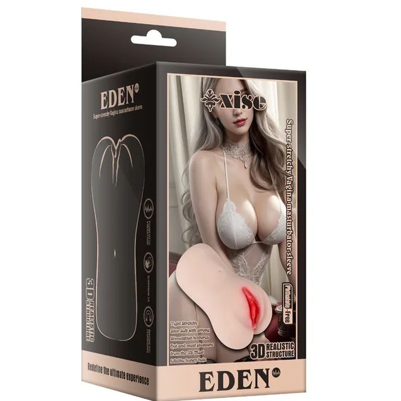 Eden Vibrating Vaginal Masturbator – Realistic Texture Vibrator > Sex Toys For Men > Masturbators > Vibrating