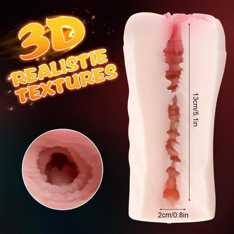 Penny Pussy Dual Layer – Vibrating Masturbator with 10 Vibration Modes > Sex Toys For Men > Masturbators > Vibrating