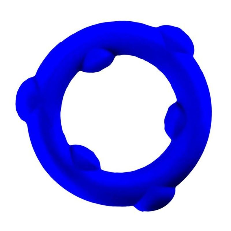 Oxballs Spinner – Mega-Stretch Silicone Cock Ring Blue > Cock Ring > Single