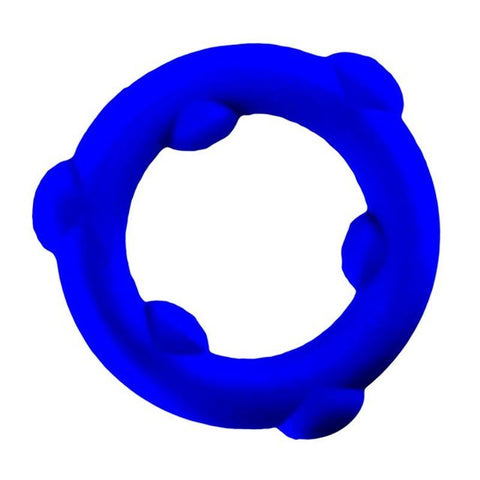 Oxballs Spinner – Mega-Stretch Silicone Cock Ring Blue > Cock Ring > Single