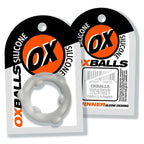 Oxballs Spinner (Clear) – Premium Silicone Cock Ring > Cock Ring > Single