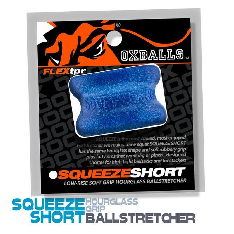Squeeze Short (Black) – Rubber Ballstretcher > Sex Toys For Men > Ball Stretchers