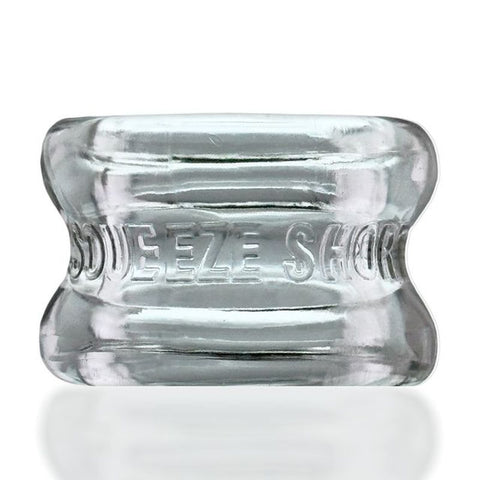 Squeeze Short (Black) – Rubber Ballstretcher Clear > Sex Toys For Men > Ball Stretchers