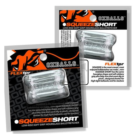 Squeeze Short (Black) – Rubber Ballstretcher > Sex Toys For Men > Ball Stretchers