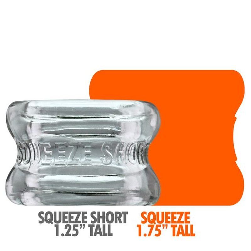 Squeeze Short (Black) – Rubber Ballstretcher > Sex Toys For Men > Ball Stretchers