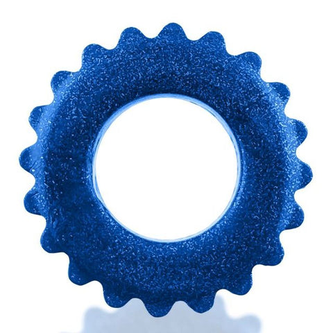 Plushy Single Ring (Black Mica) – Cushy Flexible Cock Ring Blue > Cock Ring > Single