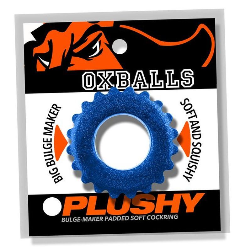Plushy Single Ring (Black Mica) – Cushy Flexible Cock Ring > Cock Ring > Single