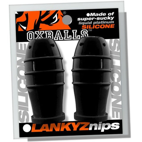 Lankyz Silicone Nipsuckers (Black) – Deep Suction Nipple Suckers > Sex Toys > Nipple Suckers