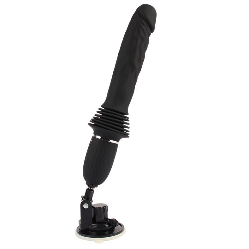 Aeshma Mountable Remote Heating Thrust Machine (7.08 inches) Black > Dildos > Thrusting Dildos
