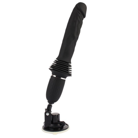 Aeshma Mountable Remote Heating Thrust Machine – Remote-Controlled Vibrator Black > Dildos > Thrusting Dildos