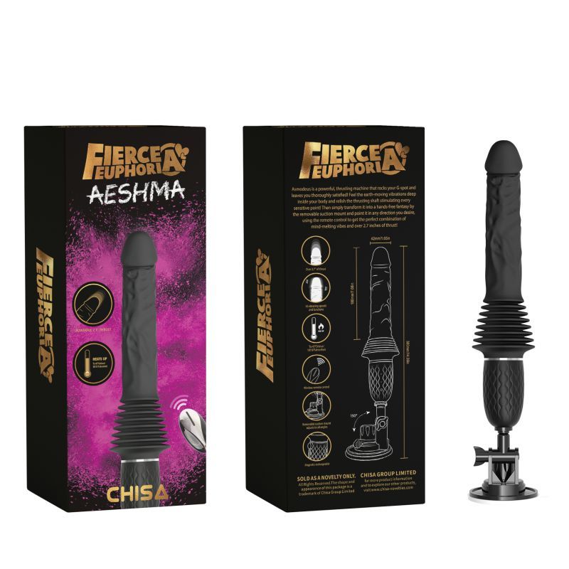 Aeshma Mountable Remote Heating Thrust Machine (7.08 inches) > Dildos > Thrusting Dildos