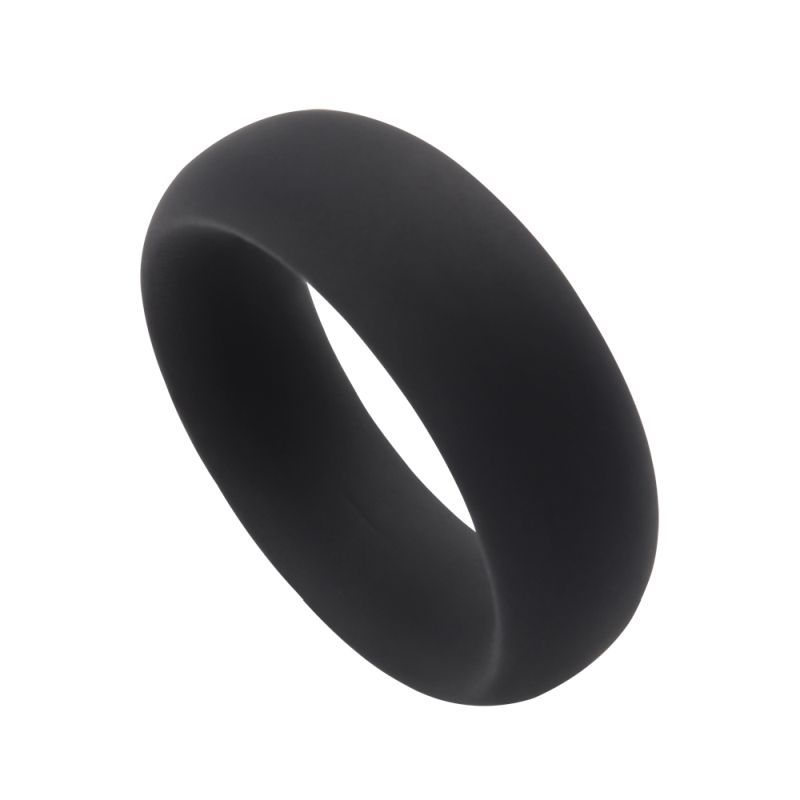 Infinity Comfort Ring Large (Black) – Silicone Penis Ring 4.8 cm Diameter Secondary image