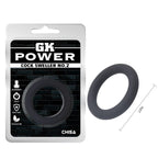 Cock Sweller Silicone Ring – Premium Stretchy Cock Ring - 7 Sizes Black No.2 – 4 cm > Cock Ring > Single
