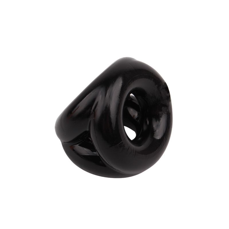 Triangle Ring by Tri-Cock – Phthalate-Free TPE Cock Ring Black One Size > Cock Ring > Sling