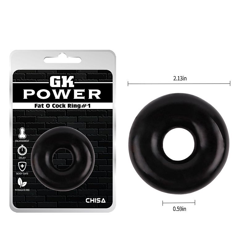 Mega Fat O Cock Ring – 5.9 cm Diameter TPE Cock Ring > Cock Ring > Single