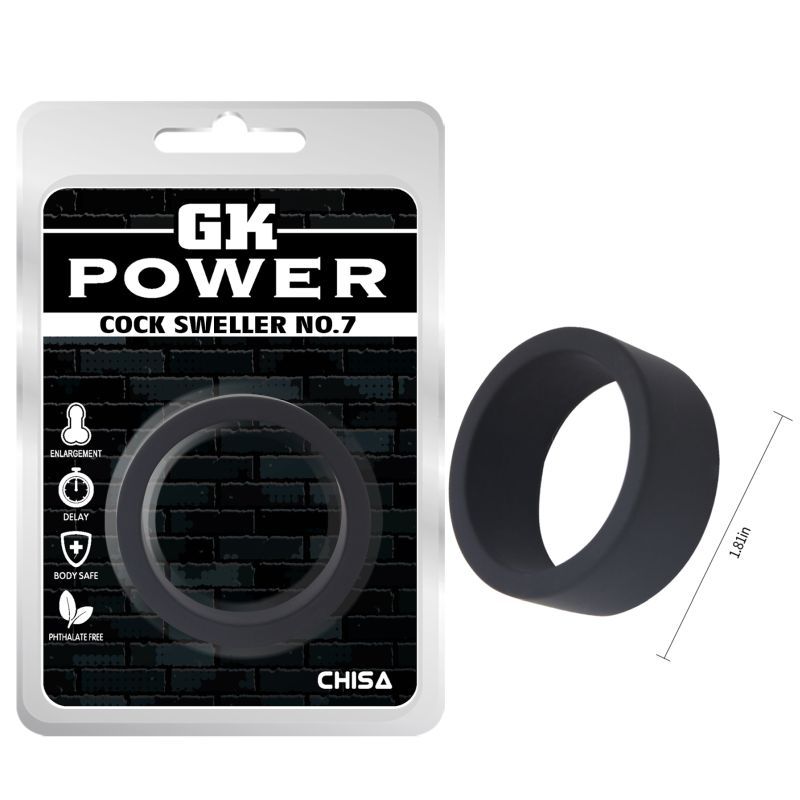 Cock Sweller No.7 – Silicone Oversized Cock Ring 4.6 cm Diameter Black One Size > Cock Ring > Single Main image