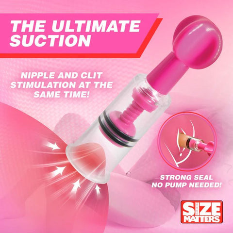 MAXtwist Clit and Nipple Sucker Set – 3 Piece Suction Toy Set