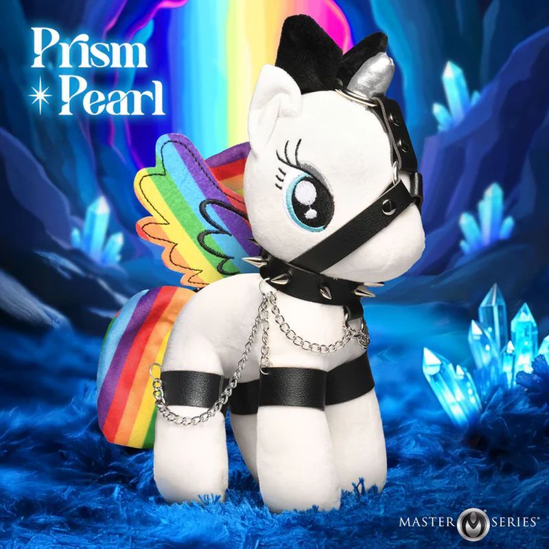 Prism Pearl Bondage Pony – Plush Bondage Accessory Secondary image