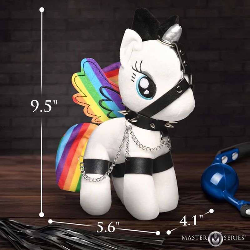 Prism Pearl Bondage Pony – Plush Bondage Accessory > Novelties > Gag Gifts